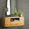 RoomMates Faux Grasscloth Peel & Stick Wallpaper